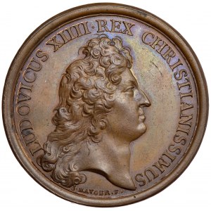 Francja, Medal, Ludwik XIV 1667, zdobycie Aldenardy