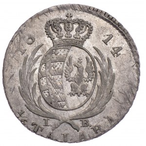 Księstwo Warszawskie, Fryderyk August I, 1/6 talara 1814