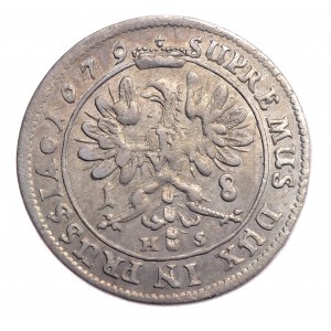 Prusy (księstwo), Fryderyk Wilhelm, ort 1679 HS, Królewiec
