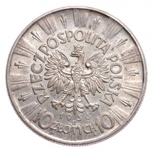 II Rzeczpospolita, 10 złotych 1936 Piłsudski