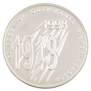 10 zł, 80. Rocznica Odzyskania Niepodległości, 1998