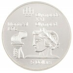 5 dolarów, XXI Olimpiada - Ogień Olimpijski, Kanada, 1974