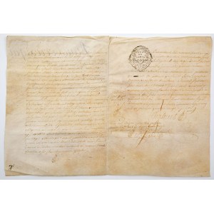 ROZKAZ GUBERNATORA WOJSKOWEGO PARYŻA, księcia de Tresmes, 1708