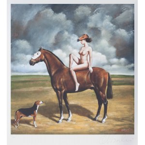 Rafał OLBIŃSKI (ur. 1943), Kobieta na koniu