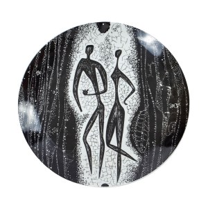 Talerz dekoracyjny „Adam i Ewa” - Zakłady Porcelany Stołowej Wałbrzych