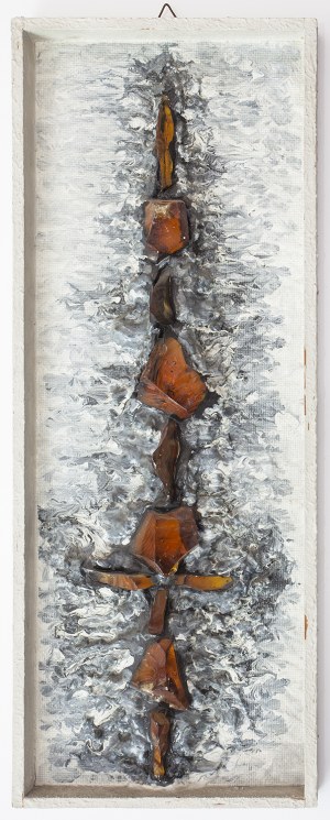 Kazimierz STARCZEWSKI (ur. 1923) - Abstrakcja z kamieniami, 1968