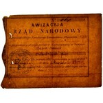 Rząd Narodowy, Akwizacyja na 45 złotych 1864 - RZADKOŚĆ