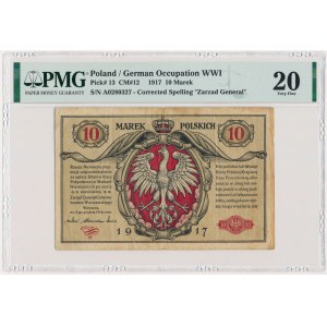10 marek 1916 Generał Biletów - PMG 20 - RZADKI