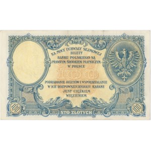 100 złotych 1919 - S.A - piękny i świeży
