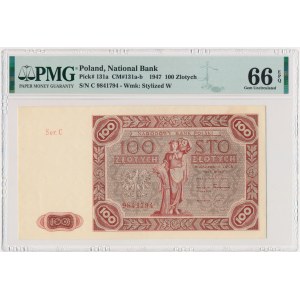 100 złotych 1947 - C - PMG 66 EPQ