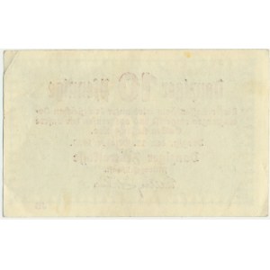 Danzig, 10 Pfennige 1923 October - watermark KOGA - RARE