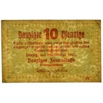 Danzig, 10 Pfennige 1923 October - watermark KOGA - RARE