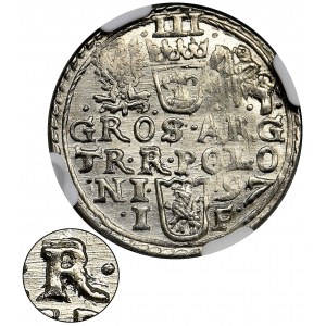 Sigismund III Vasa, 3 Groschen Olkusz 1597 - NGC MS62