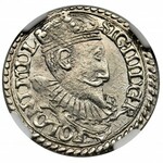 Sigismund III Vasa, 3 Groschen Olkusz 1597 - NGC MS62