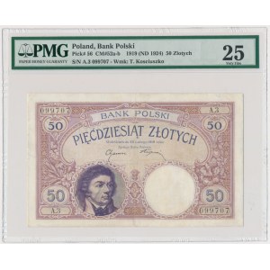 50 złotych 1919 - A.3 - PMG 25 - DUŻA RZADKOŚĆ