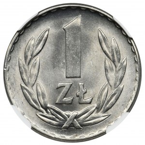 1 złoty 1965 - NGC MS66