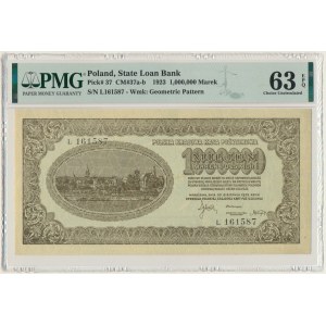 1 milion marek 1923 - L - PMG 63 EPQ