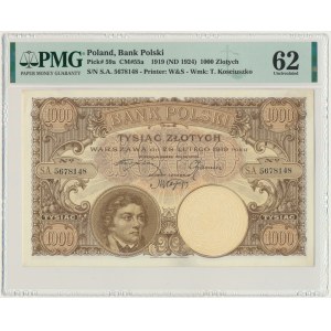 1.000 złotych 1919 - S.A - PMG 62