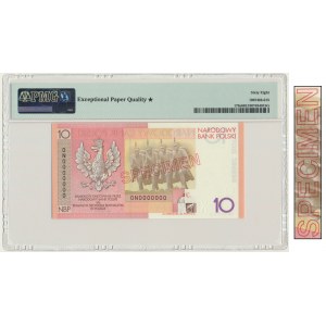 10 złotych 2008 WZÓR Nr. 0632 - 90. Rocznica Odzyskania Niepodległości - PMG 68 EPQ ★