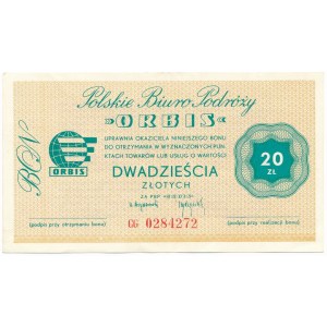 ORBIS, 20 złotych - CG - rzadsza seria