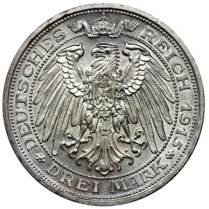 Germany, Kingdom of Prussia, Wilhelm II, 2 Mark Berlin 1915 A