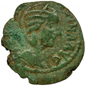 Roman Provincial, Thrace, Deultum, Tranquillina, AE22 - VERY RARE