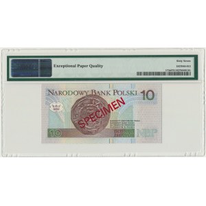 10 złotych 1994 WZÓR - AA 0000000 - Nr. 1745 - PMG 67 EPQ