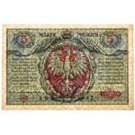 5 marek 1916 Generał - Biletów - A - PMG 65 EPQ