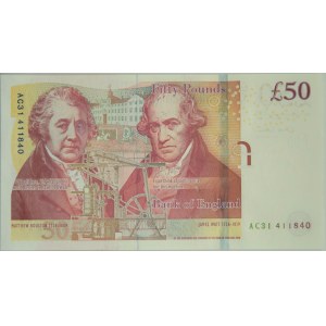 Wielka Brytania, 50 funtów 2010