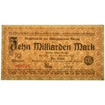 Danzig, 10 milliarden mark 1923 - Wmk: Drop Pattern - PMG 66 EPQ