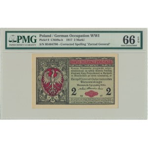 2 marki 1916 Generał - B - PMG 66 EPQ