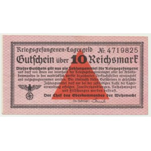 Germany, Kriegsgefangen Lagergeld - Oberkommando der Wehrmacht - 10 mark (1939-45)