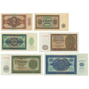 Germany (DDR), lot 2-100 mark 1948 (6pcs.)