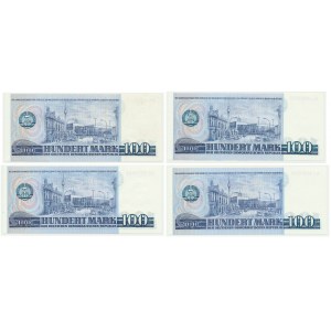 Germany (DDR), lot 100 mark 1975 (4 pcs.)