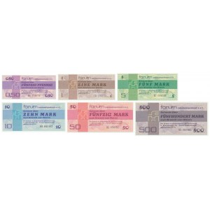 Germany (DDR), Foreign Exchange Certificates 1979 (6pcs.)