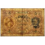 5 złotych 1924 - II EM.A - PMG 20