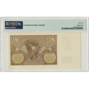 10 złotych 1940 - A - PMG 66 EPQ - poszukiwana seria