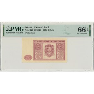 1 złoty 1946 - PMG 66 EPQ