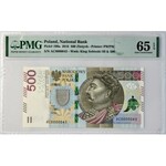 500 złotych 2016 - AC 0000043 - PMG 65 EPQ - NISKI NUMER