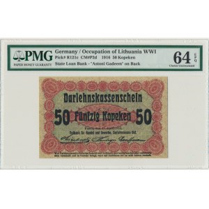 Poznań, 50 kopiejek 1916 krótka klauzula (P2c) - PMG 64 EPQ
