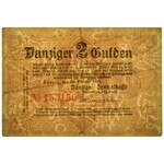 Danzig, 2 guldens 1923 October - PMG 30 - RARE