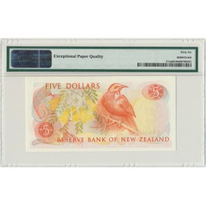 Nowa Zelandia, 5 dolarów (1981-85) - PMG 66 EPQ - podpis Hardie