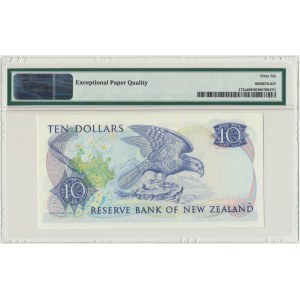 New Zealand, 10 dollars (1981-85) - PMG 66 EPQ - sign. Hardie