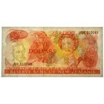 Nowa Zelandia, 5 dolarów (1985-89) - PMG 66 EPQ - podpis Russel
