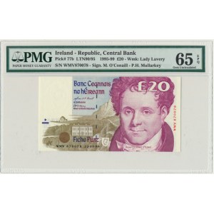 Ireland, 20 pounds 1995-99 - PMG 65 EPQ