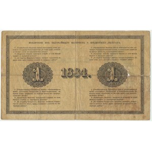 Rosja, 1 rubel 1884 - RZADKI