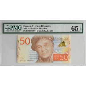 Szwecja, 50 koron (2015) - PMG 65 EPQ