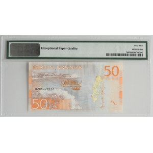 Sweden, 50 kronor (2015) - PMG 65 EPQ