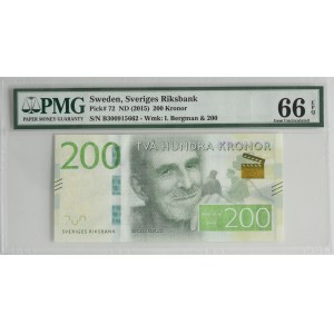 Sweden, 200 kronor (2015) - PMG 66 EPQ