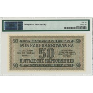 Ukraine, 50 karbovanets 1942 - PMG 66 EPQ